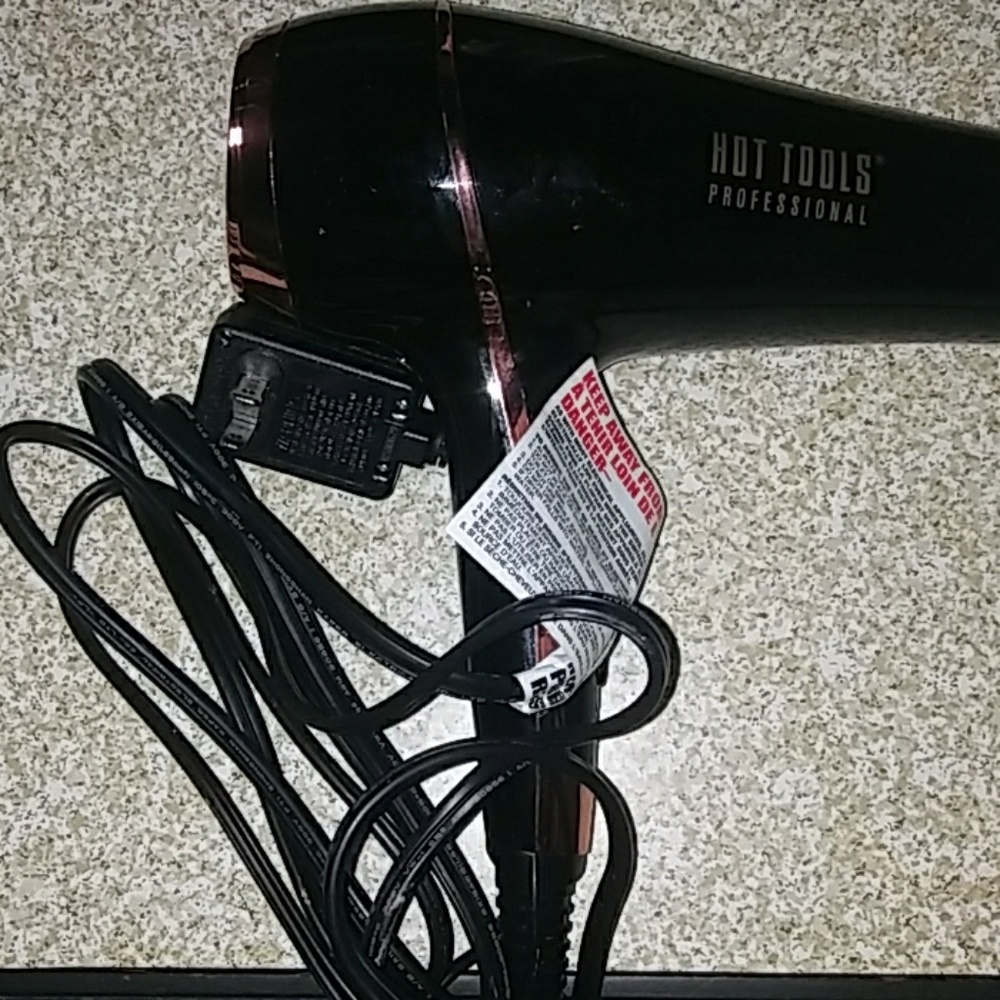Hot tools black and gold blow dryer